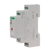 Przekaźnik bistabilny z wyłącznikiem czasowym na szynę DIN z przekaźnikiem inrush 160A/20ms BIS-413-LED F&F