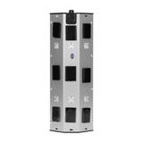 Gniazdo meblowe, kuchenne montowane na rzepy, z ładowarką USB - 3x2P+Z, 2xUSB, INOX. FS-3 ORNO