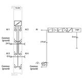 moduł 4AI 0-10 V DC WAGO