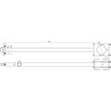 Element mocujący i dystansujący rur wsporczych do anten Omni, St/tZn