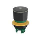M30S-PVL30 Przycisk Stop/Off 30mm otwór 22mm, pierścień z możliwością podświetlania odblokowanie prz
