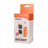Gniazdo meblowe 1x2P+Z, 2xUSB (typ A, 2,1A) OR-AE-1310 ORNO