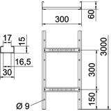 LG 630 VS, DRABINA KABLOWA