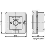 Wyłącznik alarmowy n/t WGZ-2s 921491 ELEKTROMET