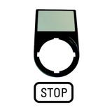 M22S-ST-GB0 Tabliczki opisowe,ramki tabliczek STOP 216494 EATON