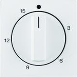 BERKER R.x Płytka czołowa z pokrętłem Regulator do łącznika czasowego 0-15 min biały połysk 16322089