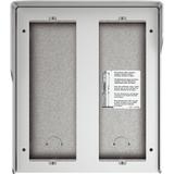 Obudowa natynkowa z daszkiem do paneli Sfera - 6 modułów - Aluminium, Bticino