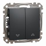 Sedna Design & Elements, łącznik żaluzjowy, czarny antracyt