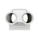 NOWE PLEXO - PRZEPUST KABLOWY - 2 WEJŚCIA - IS020 BIAŁY