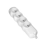 Rozgałęźnik wielogniazdowy 4x2P+Z biały OR-AE-13264/W ORNO