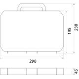 Zestaw narzędzi dla elektryka 1000V VDE-elem. czerwony 99.7321 OPATÓWEK