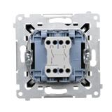 Simon 54 Łącznik dwubiegunowy 10A 250V szybkozłączka antracyt DW2.01/48 KONTAKT