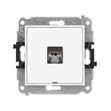 ICON Mechanizm gniazda komputerowego pojedynczego 1xRJ45, kat. 5e, ekranowany, 8-stykowy, bez pola o