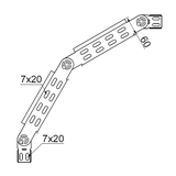 LLJ200H60 Łuk przegubowy 1,0 mm