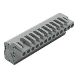 MCS-MIDI Classic gniazdo kątowe 13-bieg. szare raster 5 mm /25szt./ WAGO