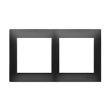 Simon 54 Premium Ramka 2-krotna PREMIUM IP20 / IP44 czarny DR2/49 KONTAKT