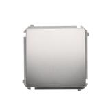 Simon Basic Przycisk pojedynczy rozwierny bez piktogramu 10A z. śrub. srebrny mat