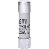Wkładka topikowa cylindryczna PV CH10x38 gPV 20A 1000V DC 002625085 ETI