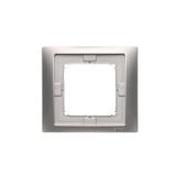 Simon Basic Neos Ramka 1-krotna NEOS do wersji bryzgoszczelnej IP44 z uszczelką stal inox BMRC1B/21 KONTAKT