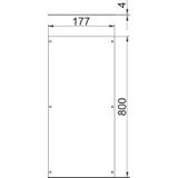 OKA2D200, ŚLEPA POKRYWA