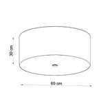 Sollux Plafon OTTO 60 czarny SL.0792
