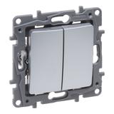 Niloe Selection - Łącznik Schodowy Podwójny 10 Ax Aluminium 762102 LEGRAND
