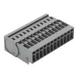 X-COM wtyk 12-biegunowy szary raster 5 mm /25szt./ WAGO