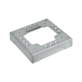 Simon Connect Podstawa 4 nacięcia 85x18mm aluminium