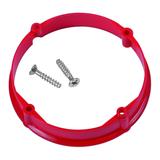 Pierścień dystansowy 12 mm do puszki Ř60, 3 sztuki, śrubki montażowe 6 sztuk