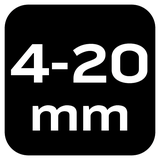 Fazownik 4-20 mm, HEX