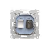 Simon 55 Gniazdo HDMI Biały mat TGHDMI.01/111 KONTAKT