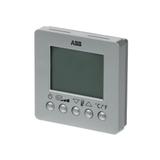 6138/11-83-500 - Regulator temperatury Fan Coil z wyświetlaczem - srebrny