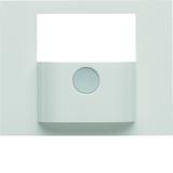 BERKER KNX e/s K.x Płytka czołowa do modułu czujnika ruchu KNX biały połysk 80960479 HAGER