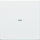 BERKER KNX e/s Q.x Klawisz z soczewką do modułu przycisku pojedyncza biały aksamit 80960229 HAGER