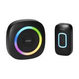 Dzwonek bezprzewodowy sieciowy PELA learning system 60 dźwięków 300m czarny ORNO