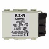 FUSE 500A 690V 2GKN/50 AR UC Wkładka szybka 500A AC 690V rozmiar 2 61x77x51 mm aR IEC UL, 170M5560 E