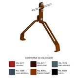 AN-151Z/LA/-N Uchwyt gąsior.prof. Z-śruba WZÓR 26 H=10 cm /LA/