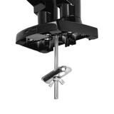 Obrotowy uchwyt biurkowy na sprężynie gazowej do dwóch monitorów LCD LED 17”-27”