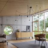 Sollux Lampa wisząca EDISON 1 LONG czarny SL.0369
