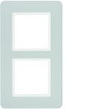 BERKER Q.7 Ramka podwójna aluminium aksamit lakierowana 10126184 HAGER