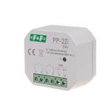 Przekaźnik elektromagnetyczny 2Z 16A montaż podtynkowy U=7-30VAC/9-40VDC 2Z 16A (160A/20ms) PP-2Z-LED-24V F&F
