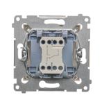 Simon 54 Łącznik schodowy bez piktogramu 10A 250V szybkozłączka kremowy DW6.01/X/41 KONTAKT