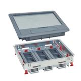 PUSZKA PODŁOGOWA STANDARD KOMPLETNA Z POKRYWĄ PLASTIKOWĄ - 18(3X6) MODUŁÓW MOSAIC MONTOWANYCH POZIOM