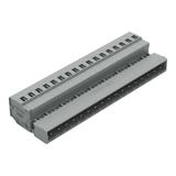 MCS-MIDI Classic wtyk 17-bieg. szary raster 5 mm /25szt./ WAGO