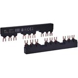 IZM54-3 Izolowana szyna łączeniowa (do 3xMPE25+styk pomocniczy)