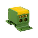 Blok rozdzielczy 2x4-50mm2-2x4-35mm2-3x2,5-25mm2 żółto-zielony DB2-Z-8.26 OPATÓWEK