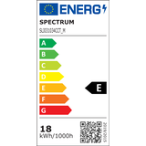 NYMPHEA BLACK & WHITE RINGS 18W CCT 230V 115st IP54 FI250x52 BIAŁY/CZARNY OKRĄGŁA