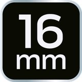 Nasadka udarowa 1/2", 16 x 38mm, Cr-Mo