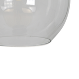 plafon Sofia Clear 3xE27 czarny MLP6586 Milagro