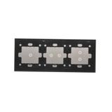 Simon 54 Touch Panel dotykowy S54 Touch 3 moduły 1 pole dotykowe + 2 pola dotykowe poziome + 2 pola dotykowe pionowe srebrna mgła DSTR3123/71 KONTAKT
